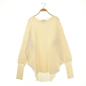 サーマルプルオーバー カットソー 長袖 ワッフル アイボリー /AT OS