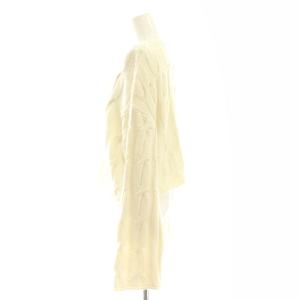 MUSE de Deuxieme Classe 23AW JOYFUL ケーブルプルオーバー ニット セーター クロップド カシミヤ混 オフホワイト /DO