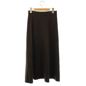 EVERYDAY I LIKE 24AW New Jersey Flare スカート フレア イージー 36 茶 /MI OS