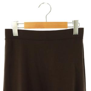 EVERYDAY I LIKE 24AW New Jersey Flare スカート フレア イージー 36 茶 /MI OS