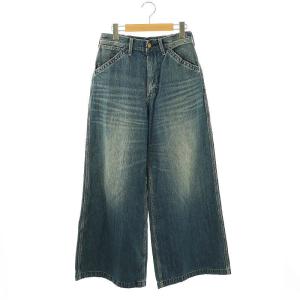 Deuxieme Classe別注 ワイドペインターデニム パンツ ジーンズ 36 青 /MI OS