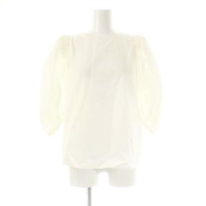 23SS balloon スリーブ ブラウス オフホワイト /MI OS