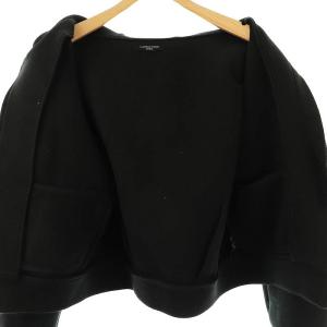 EPOCA LA MAGLIA IN CASA ジップアップパーカー スウェット 40 ブラック /DO OS