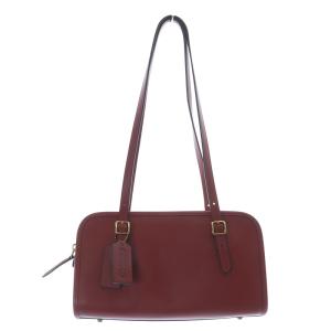 スウィングジップ ショルダーバッグ グローブドレザー レッド CM565