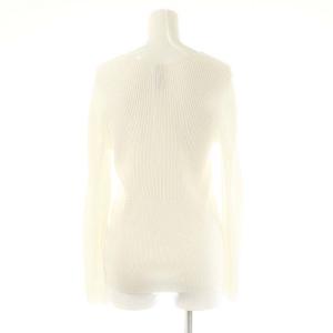 CFCL リブ ロングスリーブカットソー ニット プルオーバー 長袖 3 ホワイト /DF OS