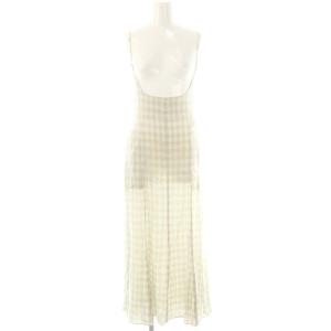 momoco　ワンピース　新品 20SS Flower Printed Dress ロング ワンピース MM20PS-DR701 白