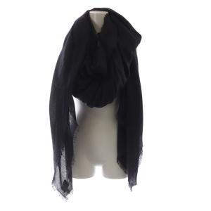 L'Appartement ALONPI CASHMERE マフラー ネイビー