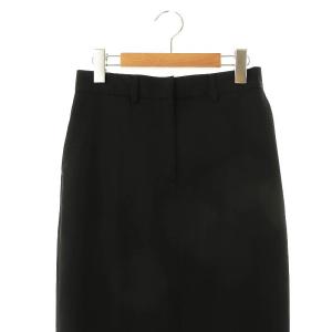 EVERYDAY I LIKE 23AW ウール ロング タイトスカート マキシ ロング 34 黒 ブラック 23060500802030