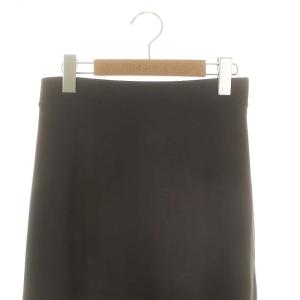 EVERYDAY I LIKE 24AW New Jersey Flare スカート フレア ロング 36 ブラウン /DF OS