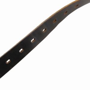 Scye レザーベルト 皮革 バックル プレート 茶 ブラウン /FF