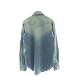 MADISONBLUE WESTERN SHIRTSデニムウエスタンシャツ 02 ブルー