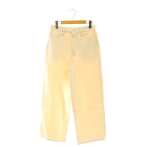 24SSLumiere Denim Banny Dパンツ ワイド 040 アイボリー /MI OS