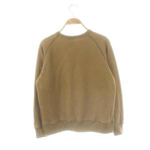 THE NORTH FACE NTW62032 L/S Warm Waffle Crew カットソー M ベージュ /MI OS SH