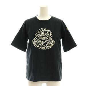 ブラック 半袖Tシャツ MONCLER MONCLER - モンクレールmonclerメンズTシャツ黒色ブラック