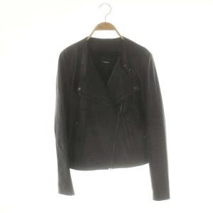 PERFECT LEAT JOEAN J ラムスキン ライダースジャケット S 黒 /MI OS