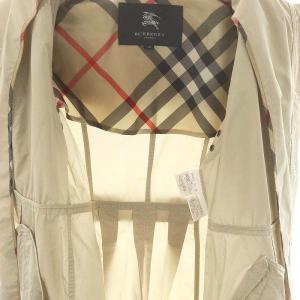 BURBERRY LONDON ナイロン トレンチコート スプリングコート 38 ベージュ /DF OS