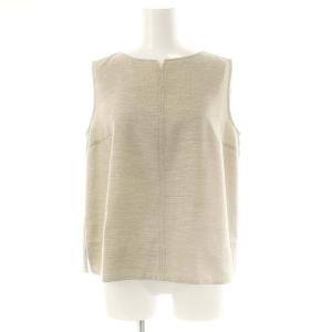 MACKINTOSH PHILOSOPHY MACKINTOSHPHILOSOPHY セットアップ ノースリーブカットソー テーパードパンツ 38 36 グレージュ /DO OS