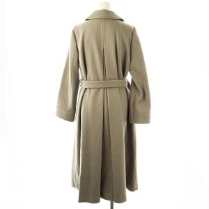 JUSGLITTY ダブルボタンバックボリュームコート チェスター ウール ベルト付き 1 グレージュ /MI OS