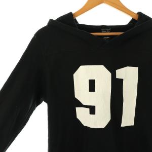 06SS ガンズ期 NUMBERING PARKER 91 ROSE パーカー プルオーバー 2 黒