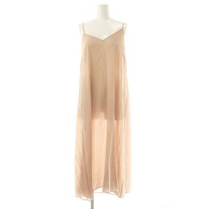 GUCCI 749312 クロシェレース キャミロングドレス ワンピース L ネイビー