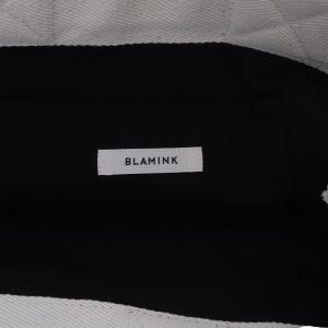 BLAMINK PRE チェックトートバッグ ハンドバッグ スクエア型 レッド /YO2