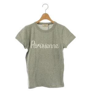 ロゴ 半袖 Tシャツ カットソー XS グレー /AT OS