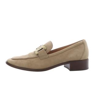 TOD'S ケイト ローファー Kate loafers ローヒール スエード 37.5 ベージュ /YO4