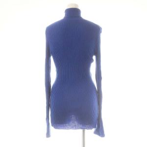 nagonstans 22AW リブハイネックニット カットソー ウール M 青 /MI OS