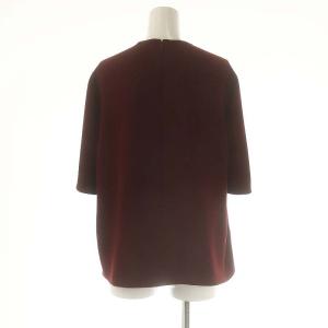 theory luxe 22SS セットアップ MOBIA HUDSON とろみ素材 ブラウス フレアスカート 38 ボルドー