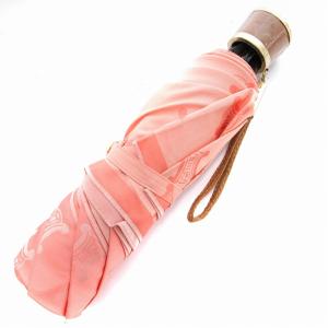 CELINE 折り畳み傘 アンブレラ 日傘 マカダム柄 総柄 ロゴ ピンク /JS