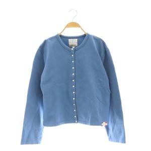 カーディガンプレッション 長袖 トリコロールタグ 3 ライトブルー /DO OS SH