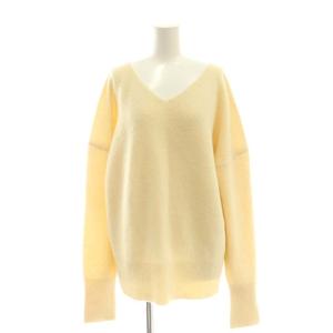 23AW フォックスウールVネックプルオーバー ニット セーター F アイボリー /DO OS