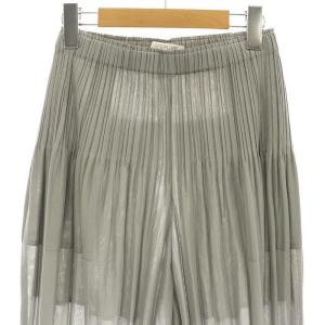 PLEATS PLEASE ISSEY MIYAKE FLUFFY BASICS パンツ プリーツ グレー