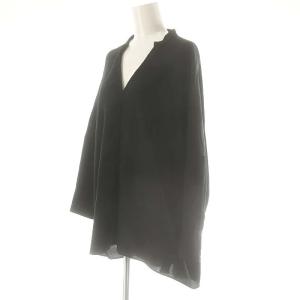 Lisiere L'Appartement V/N Blouse ブラウス 長袖 ブラック /DO OS