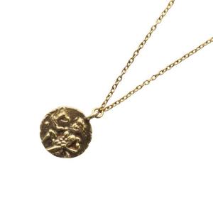 Ancient Memories コインネックレス ペンダント SV925 ゴールド色 /YO13