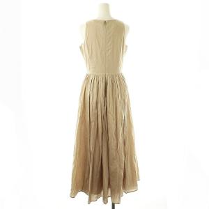 MARIHA 夏のレディのドレス ワンピース 38 ベージュ /MI OS