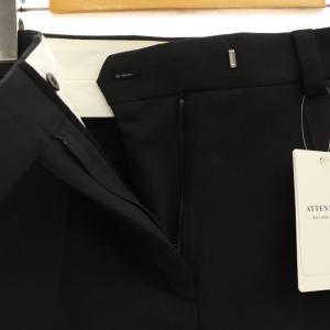 EVERYDAY I LIKE 23AW New Standard パンツ ストレート ストレッチ 34 ブラック /HK OS