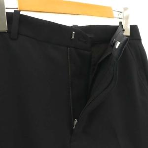 AP STUDIO 23SS DRY TWILL CROPPED PT パンツ ストレート ジッパーフライ 36 ブラック