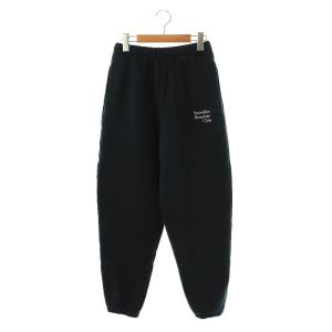 ロゴ刺繍スウェットパンツ イージー ONE 紺 /MI OS
