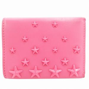 ネモ NEMO 三つ折り財布 コンパクトウォレット スタースタッズ ピンク /GV