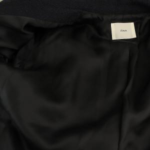 IENA 22AW ツイードテーラードジャケット 38 ネイビー /SS OS