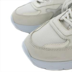 D.A.T.E. フーガ ナチュラル FUGA NATURAL スニーカー シューズ 厚底 牛革 6.5 23.5cm 白