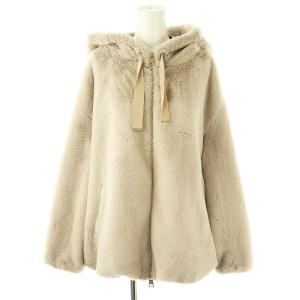 GI0138D-12422 ファージャケット 42 ベージュ