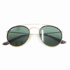 ROUND DOUBLE BRIDGE ラウンドサングラス メタルフレーム 5122 ゴールドカラー /UO