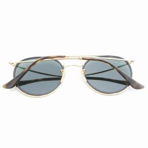 Ray-Ban ROUND DOUBLE BRIDGE ラウンドサングラス メタルフレーム 5122 ゴールドカラー /UO