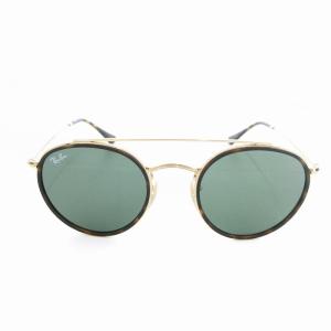 Ray-Ban ROUND DOUBLE BRIDGE ラウンドサングラス メタルフレーム 5122 ゴールドカラー /UO