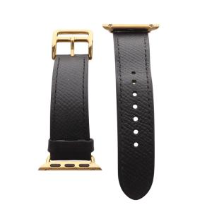 レザー 腕時計替えベルト 黒 ブラック /SR11