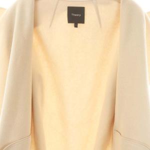 theory luxe New Divide Luxe Overlay DF コート ロング S ライトべージュ /HK OS
