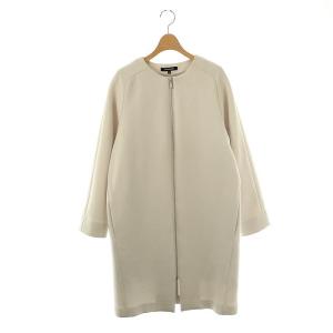 中綿ライナー付きコート ノーカラーコート 40 ライトグレー /ES OS