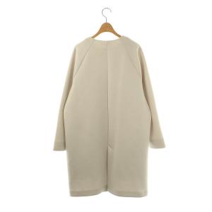 LAUTREAMONT 中綿ライナー付きコート ノーカラーコート 40 ライトグレー /ES OS